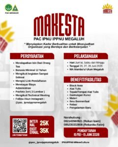 Cetak Generasi Berkualitas, PAC IPNU IPPNU Megaluh Buka Pendaftaran MAKESTA 2026