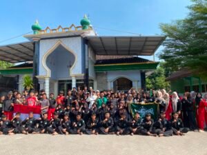 Awali Pra-Acara Lailatul Ijtima’ PCNU Jombang Zona 2, Banom NU Gelar Ro’an di Masjid Al Musabihin: Pasukan Pagar Nusa Mendominasi